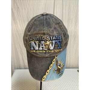 United States Navy We Own The Sea Adjustable Hat #5917 Eagle Crest